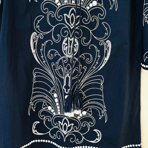 Sundance Palace Tunic with Beading and Embroidered Detailing Size Small - Picture 5 of 11